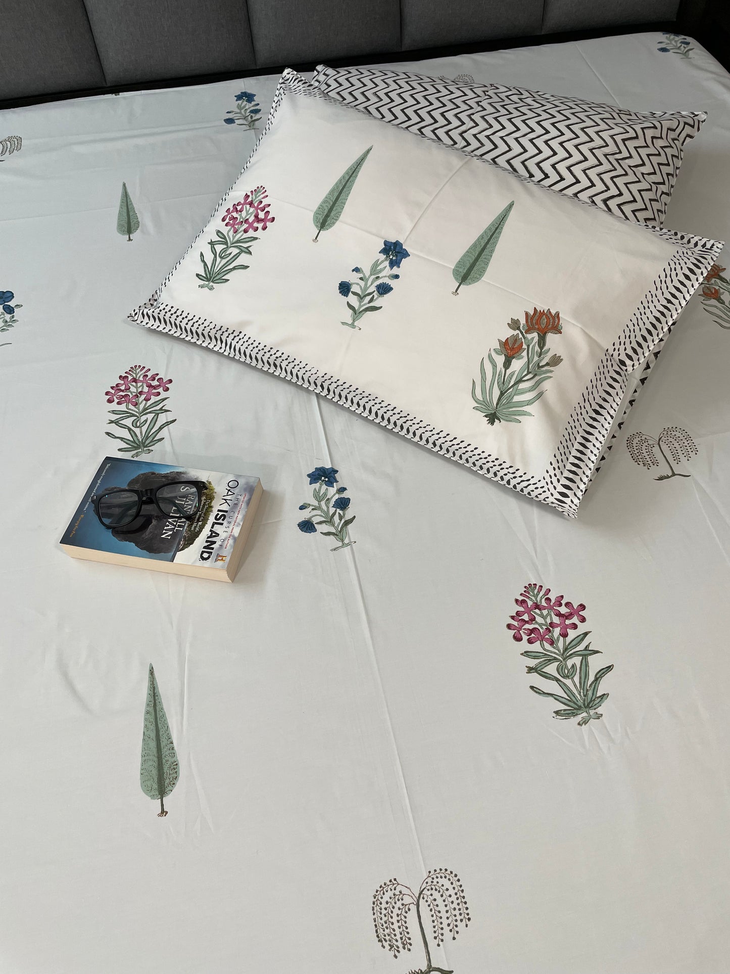 Craftsman's Choice Handblock Printed Cotton Bedsheet