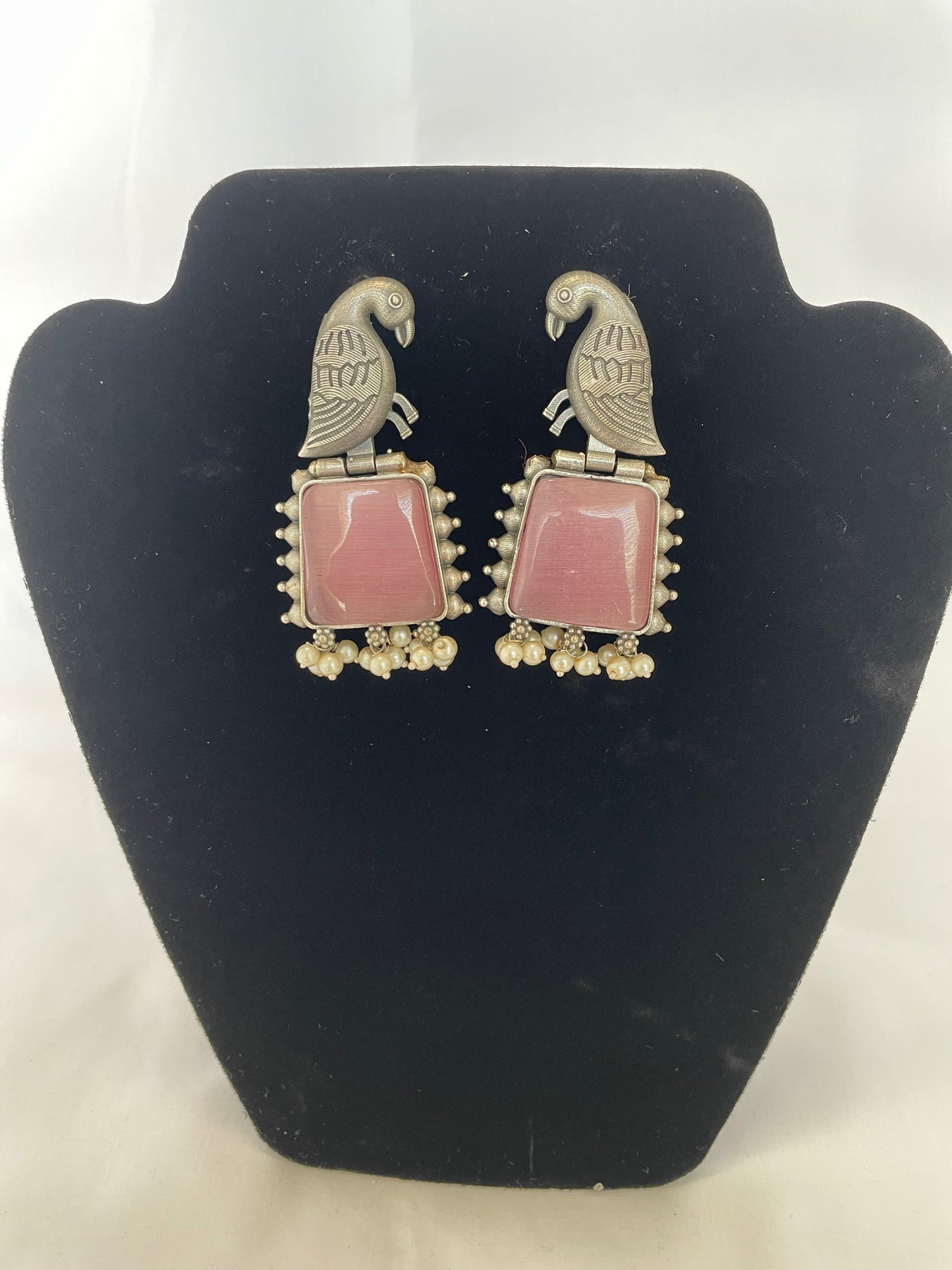 Parrot Stone Earrings