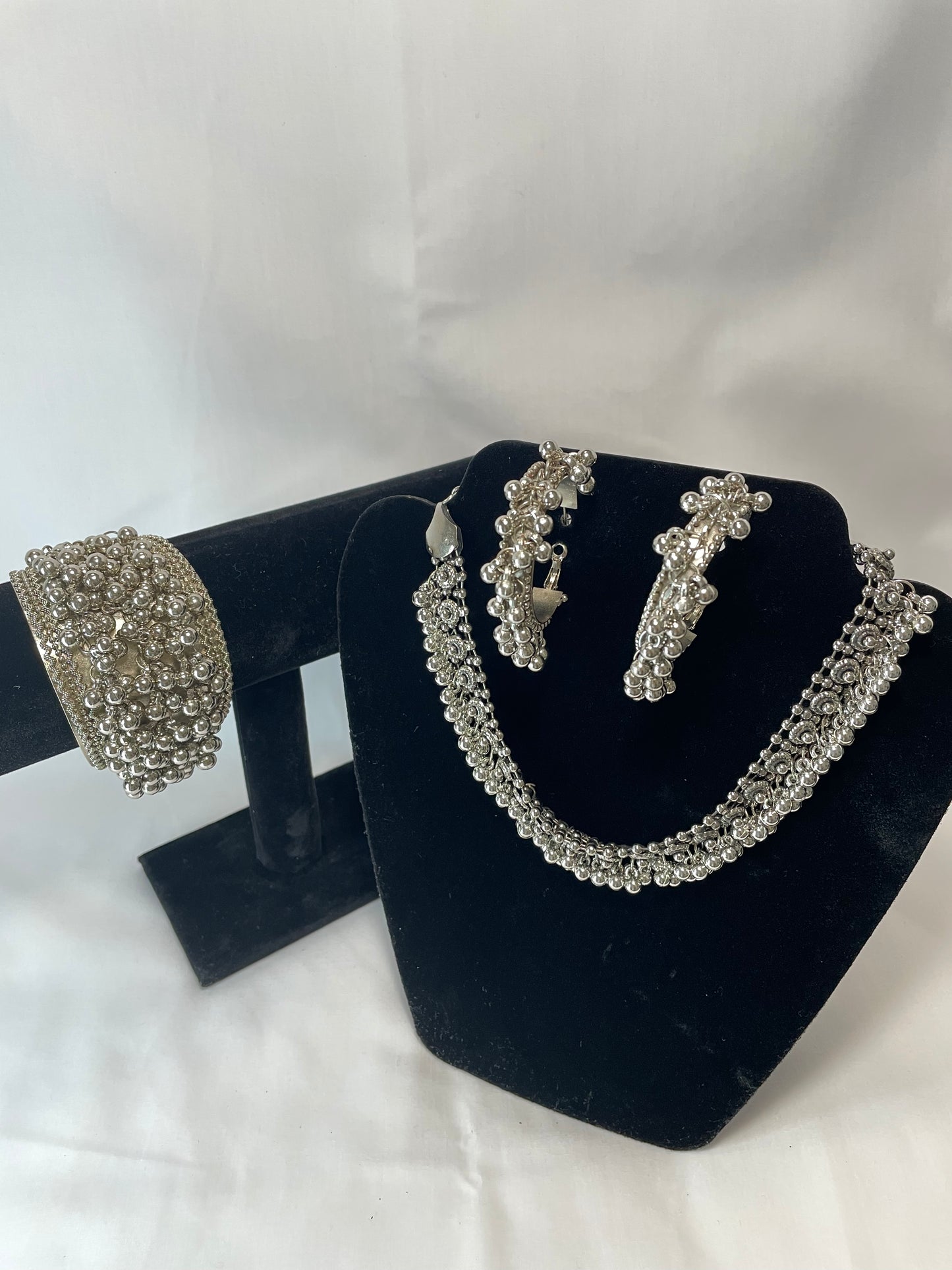 Melodic Charm Necklace with Earrings Only ( Without Bracelet)