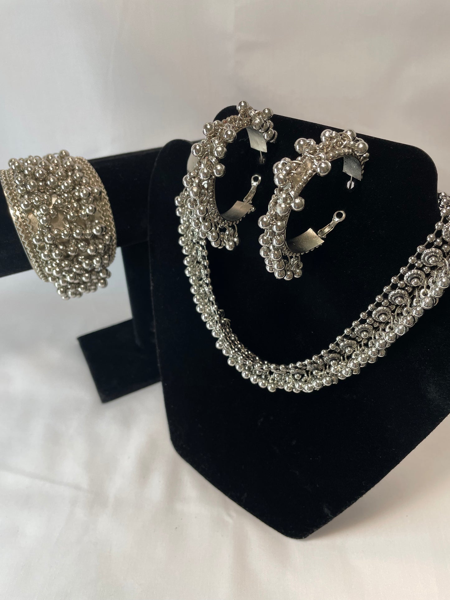 Melodic Charm Necklace with Earrings Only ( Without Bracelet)