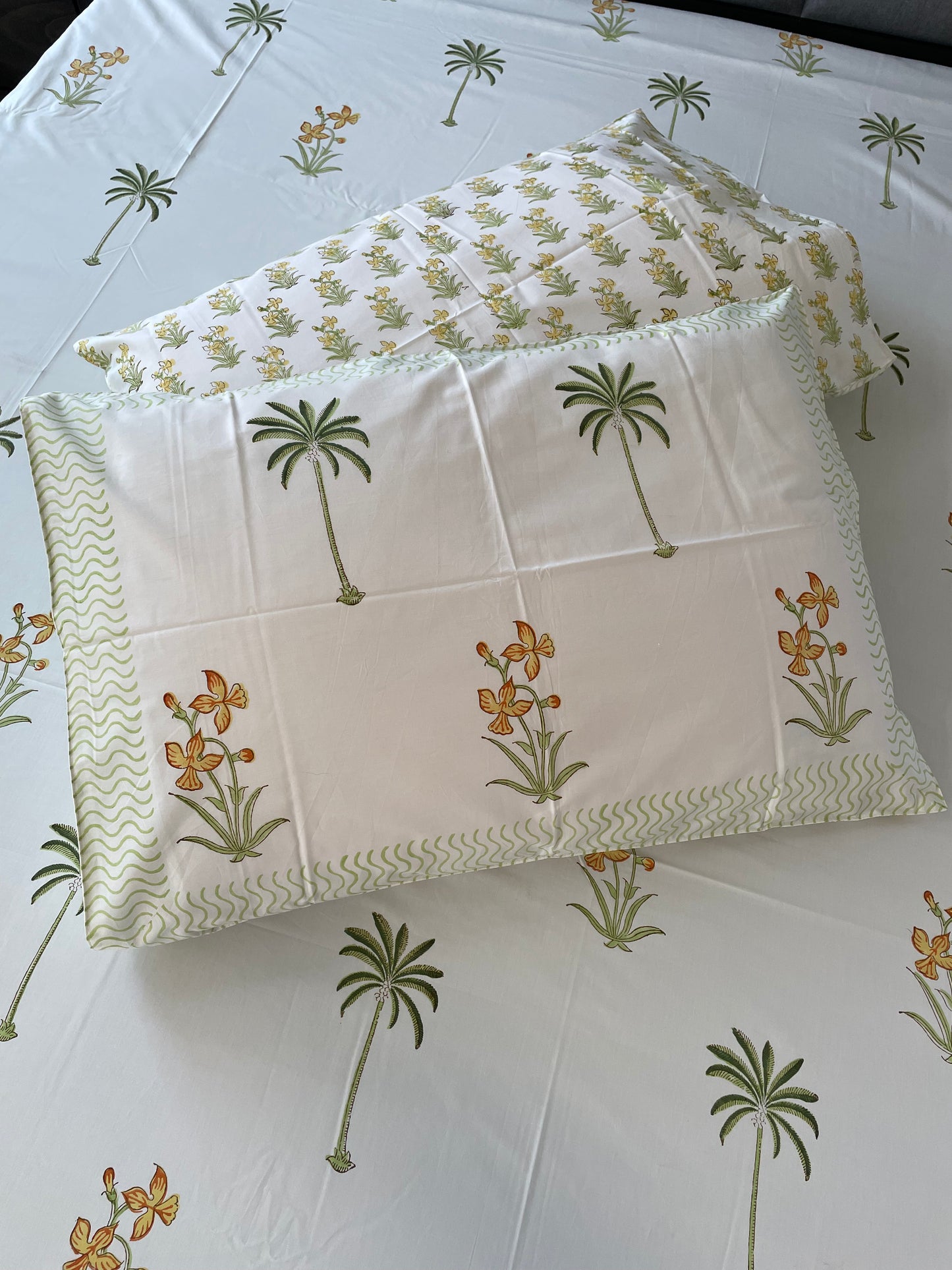 Island Escape Handblock Printed Sheet