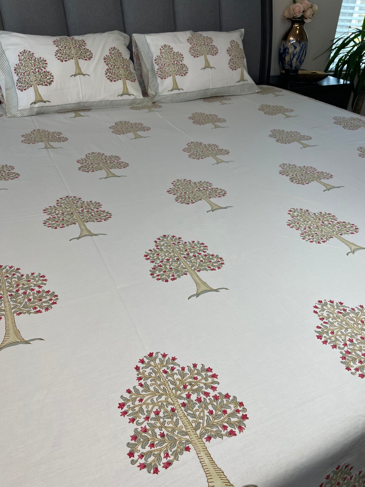 Meadow Magic Handblock Printed Cotton Sheet