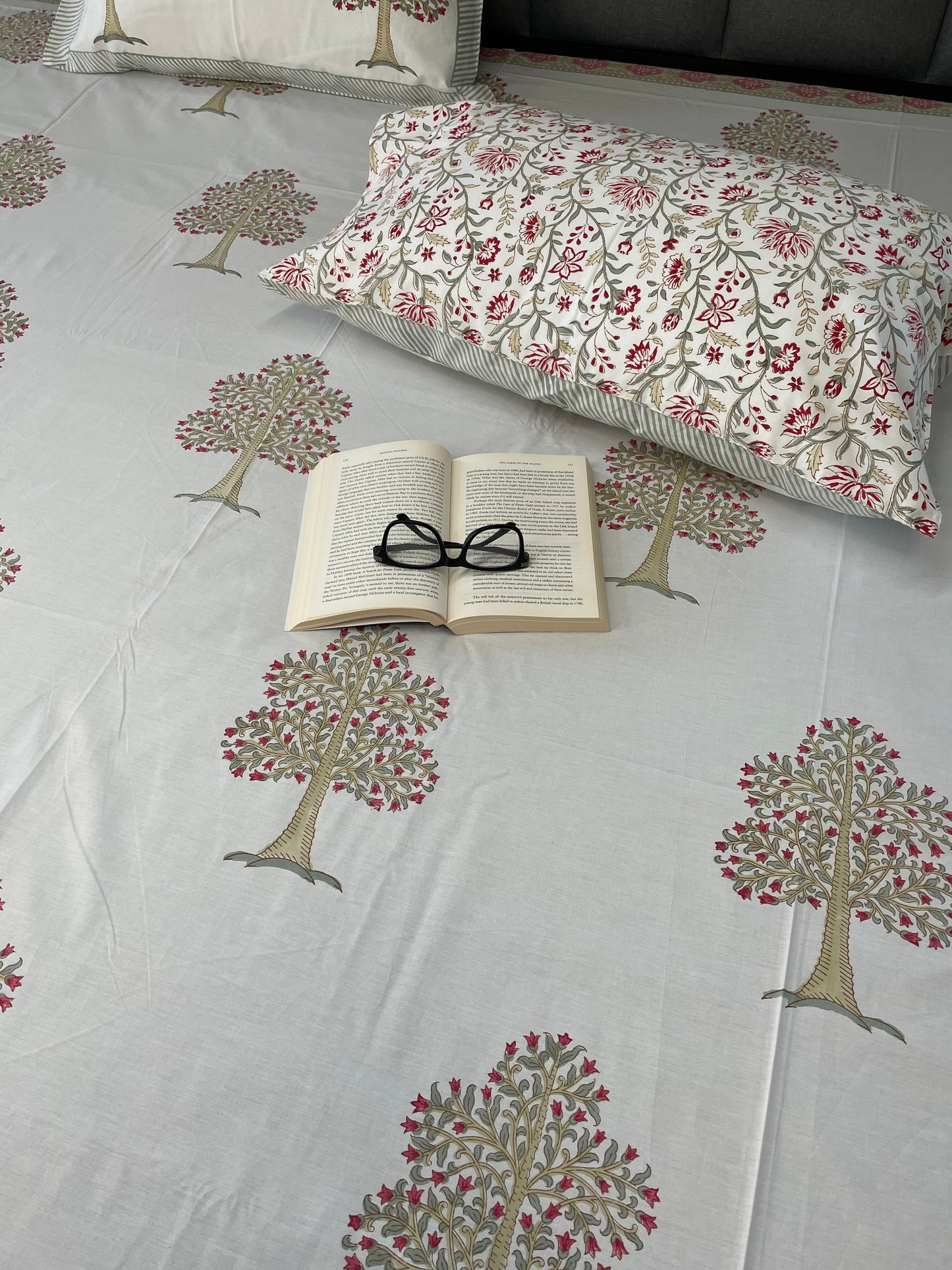 Meadow Magic Handblock Printed Cotton Sheet