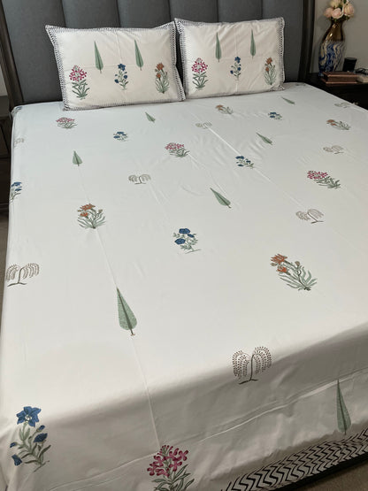 Craftsman's Choice Handblock Printed Cotton Bedsheet