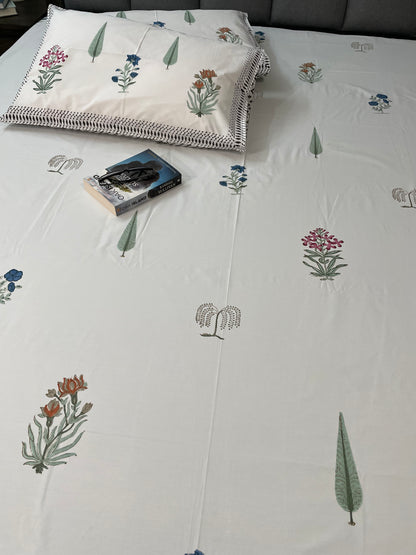 Craftsman's Choice Handblock Printed Cotton Bedsheet
