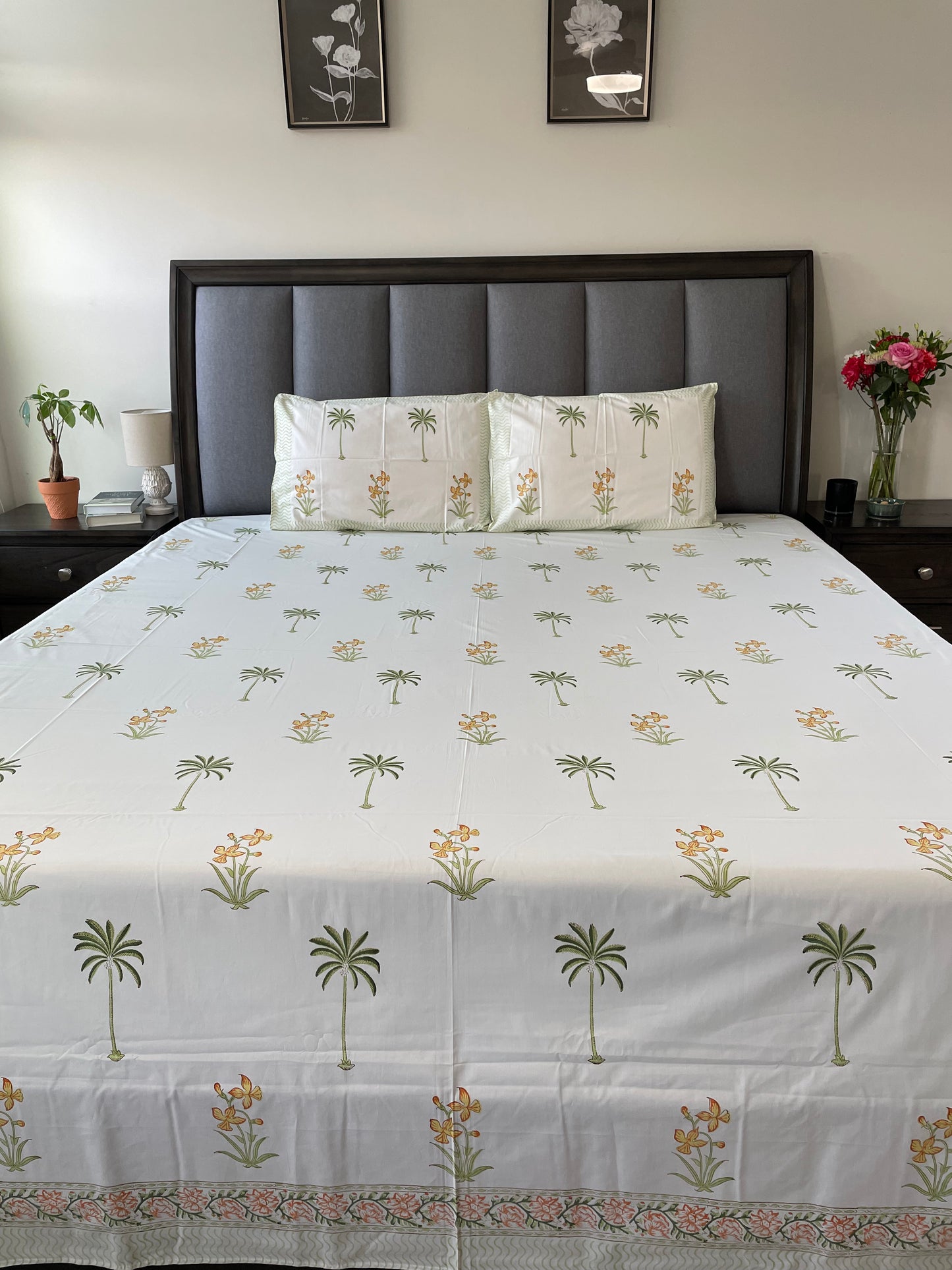 Island Escape Handblock Printed Sheet