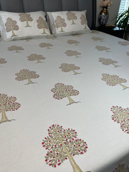 Meadow Magic Handblock Printed Cotton Sheet