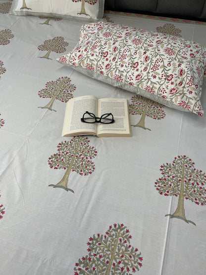 Meadow Magic Handblock Printed Cotton Sheet